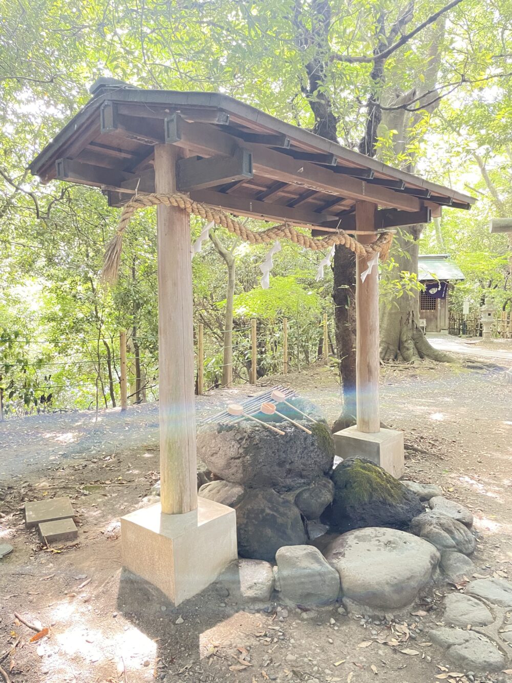 貴船神社の手水舎。