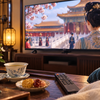 中国ドラマをテレビで見るイメージ